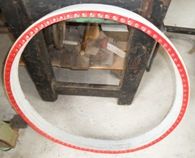 CHROME LEATHER BANDAGE FOR FRICTION SCREW PRESS